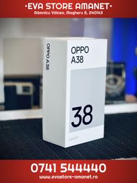 OPPO A38 Glowing Black 128GB 4GB RAM Dual SIM Produs nou