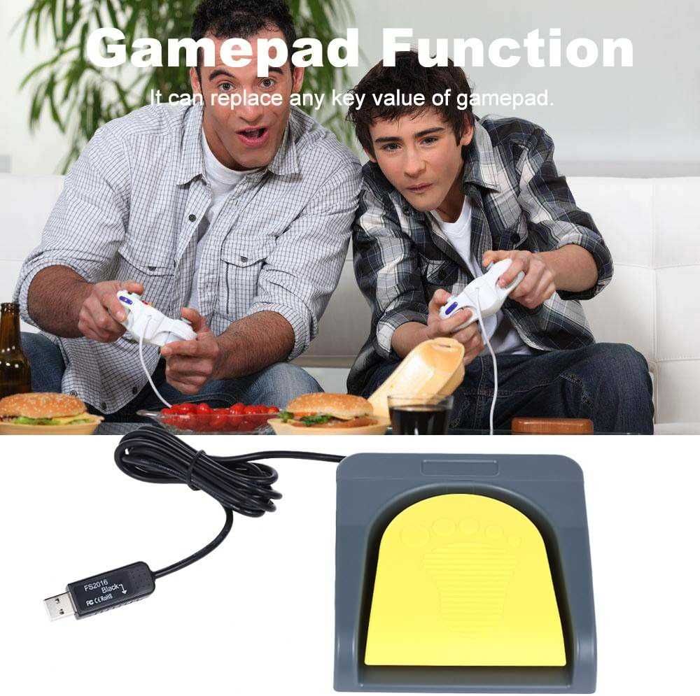НОВ ТЕСТВАН крачен превключвател с USB Docooler Foot Switch