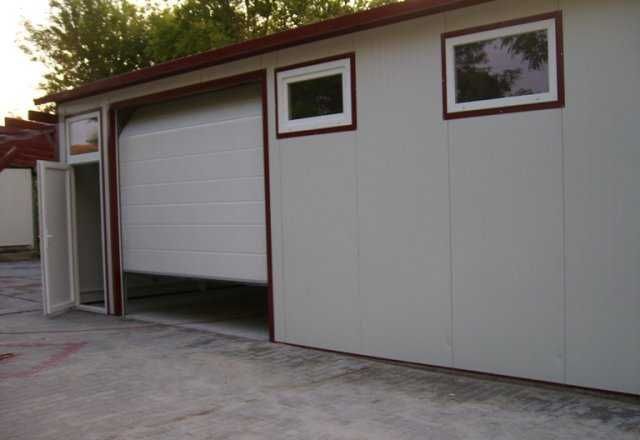Garaj pe structura metalica 3.5 x 7.5m