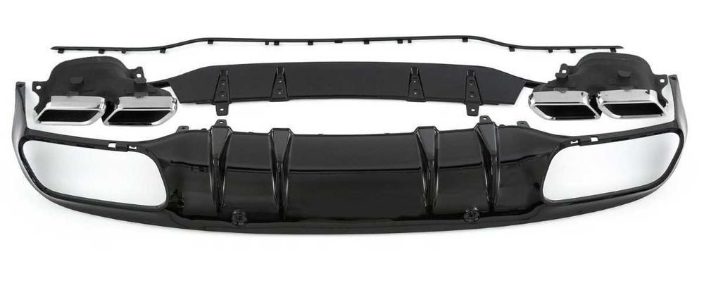 OFERTA Difuzor Bara Spate Mercedes C Class Coupe C205 C63 Design Crom
