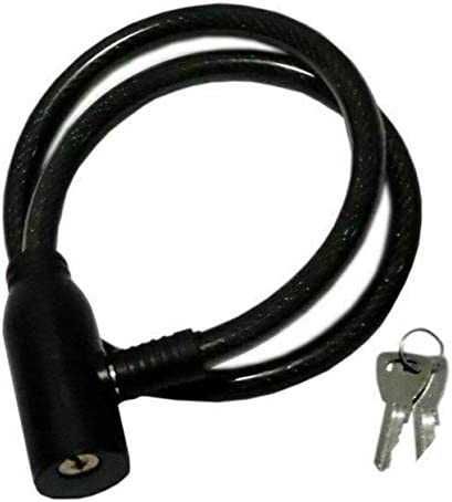 Ключалка със стоманен кабел с пластмасово покритие за велосипеди 50 см