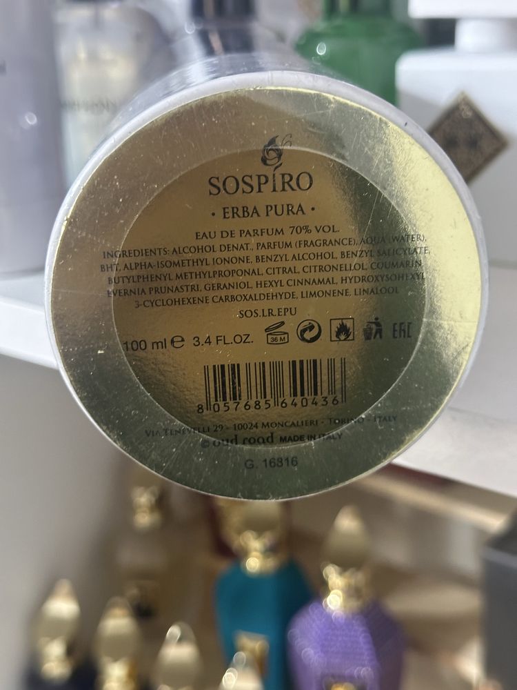 Parfum Sospiro Erba Pura SIGILAT 100ml apa de parfum edp