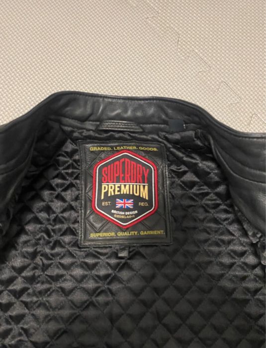 Geaca piele superdry