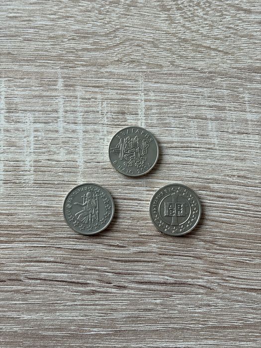 2 вида юбилейна монета 50 ст БГ в ЕС 2007 - рядка и колекционерска