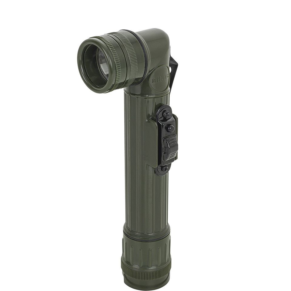 Airsoft Lanterna Tactica Anglehead LED Mica Olive Drab Mil-Tec