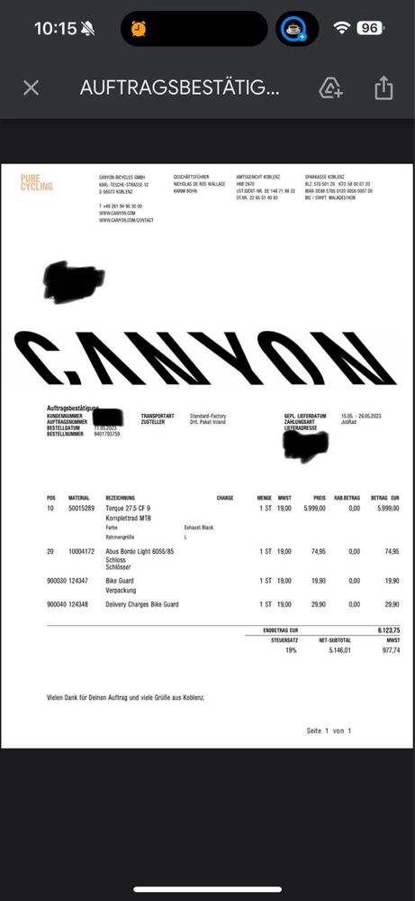 Canyon Torque 2023 CF 9 L размер КАТО НОВО