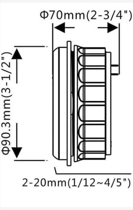 Tahometru/Turometru 0-4000 Rpm, 85mm