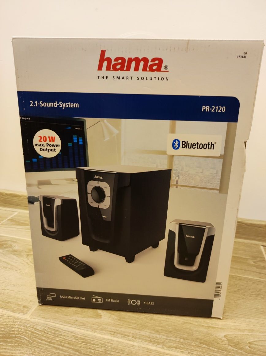 Sistem audio bluetooth Hama 2.1