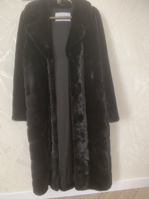 Шуба норковая с английским воротом