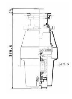 Мелачка за отпадъци Pyramis Classic