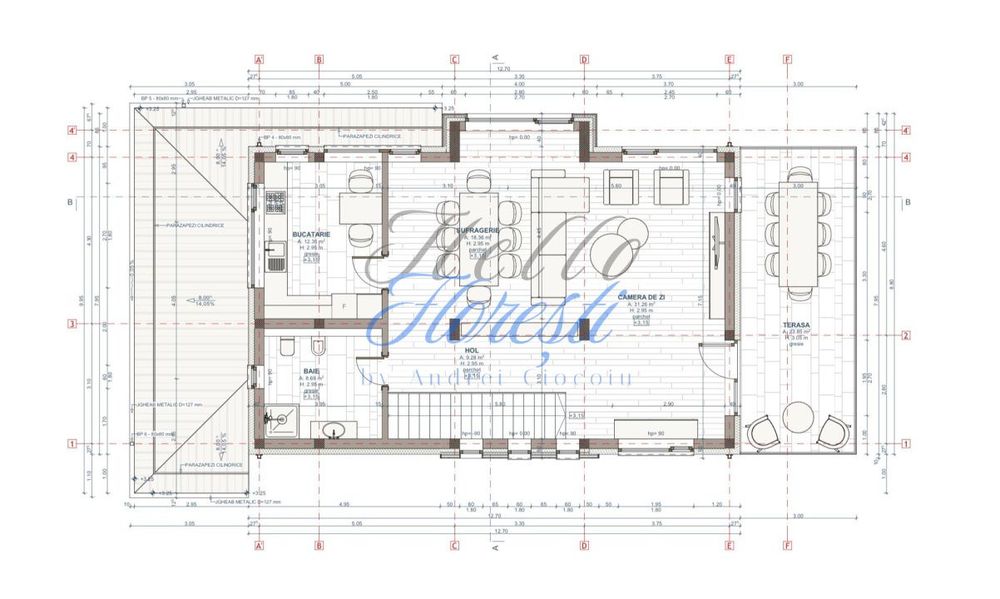 Casa pe 3 nivele in Feleac