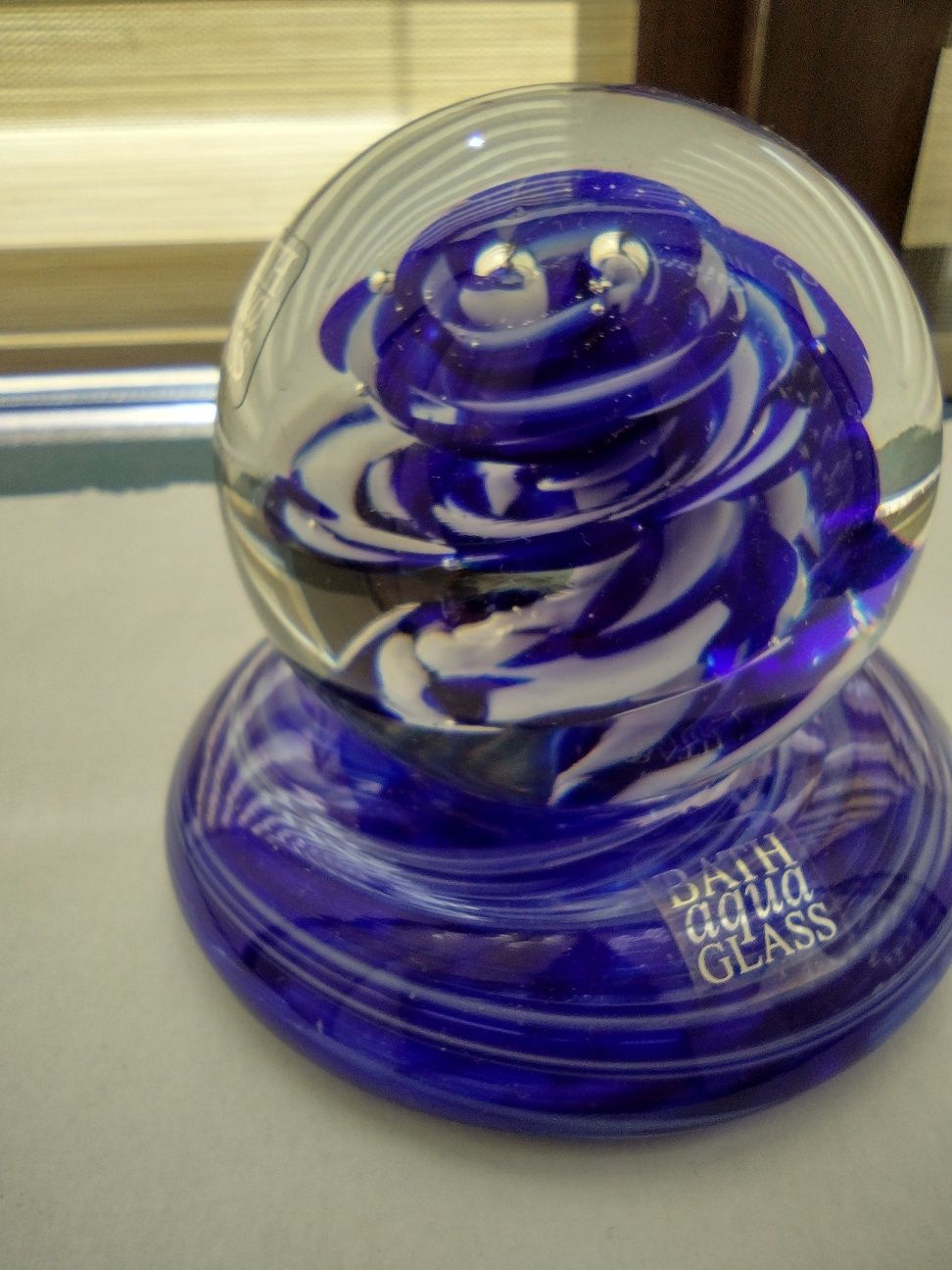Prespapier și suport candela Aqua Glass