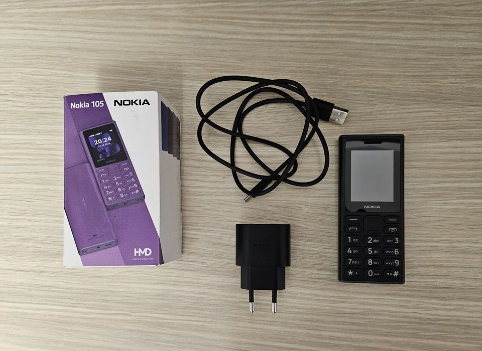 Telefon mobil Nokia 105 (2024), Dual SIM, Black