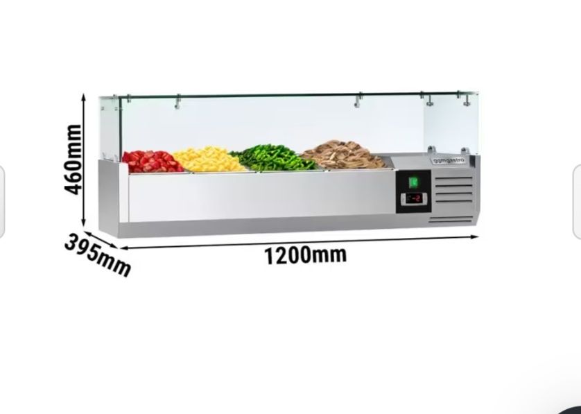 Vitrina rece  pentru produse pizza