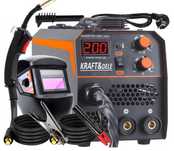 Aparat invertor sudura MIG MMA 200A + Masca sudura  (KD1872+V75207)