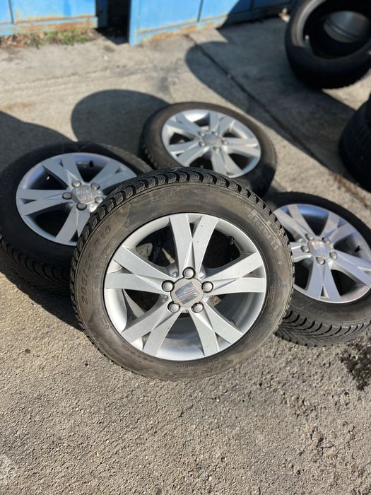 Джанти Seat Leon/Altea с зимни гуми 205/55/16 . Дот19