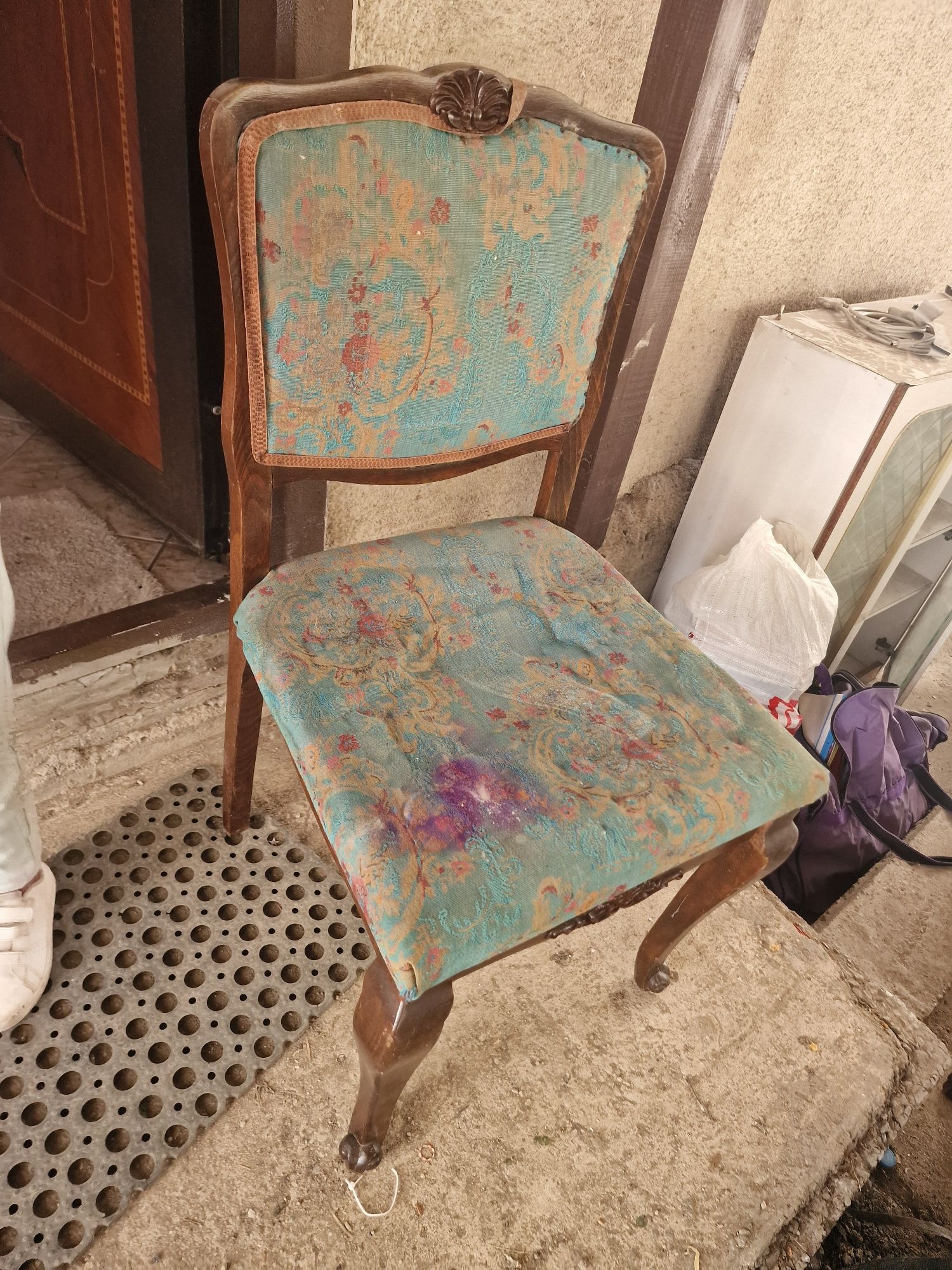 Set 4 scaune vintage de reconditionat