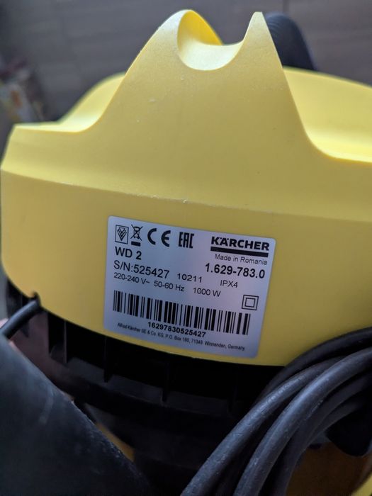 Aspirator umed–uscat Karcher WD 2
