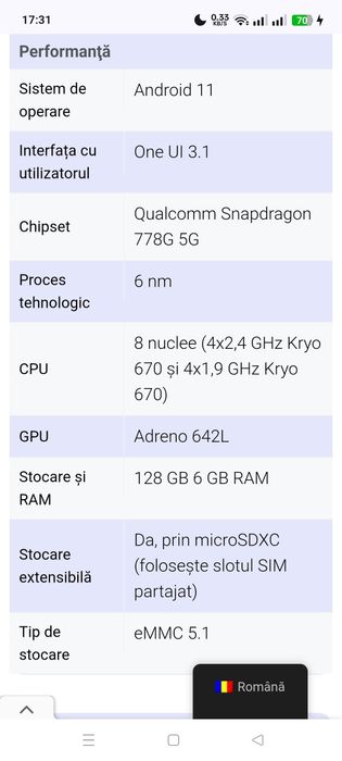 Samsung M52, Dual Sim, 128gb, 6Gb Ram,5G