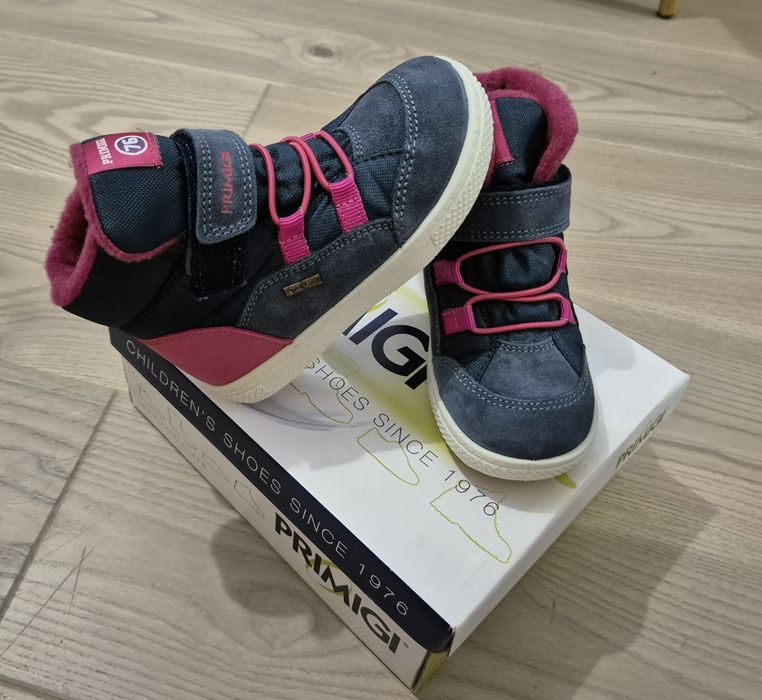 Ghete Primigi piele si lână marimea 26 fetite