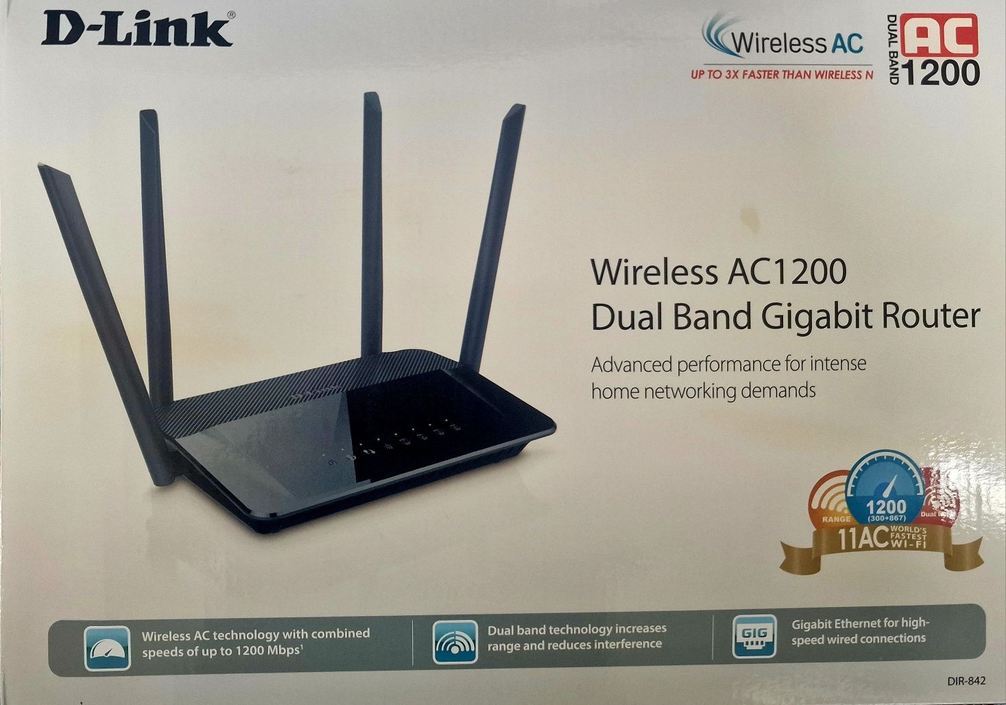 Router Wireless D-Link Dual Band Gigabit