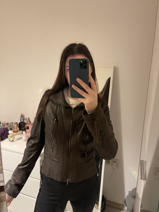 Яке от естествена кожа Boss