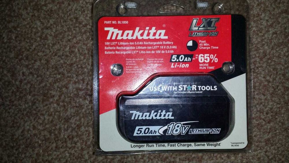 Макита Батерии 2.0-3.0-4.0-5.0- 6.0Ah(Амп.часа).Нови BL1820-60 Зарядно