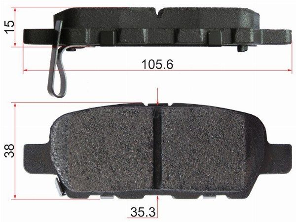 Колодки тормозные задние Новые Suzuki Grand vitara