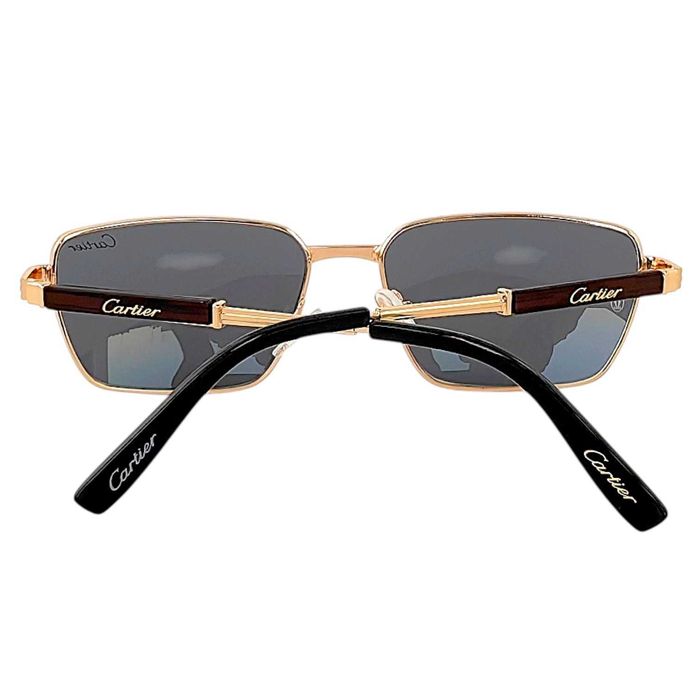 Cartier ARC – ретро мъжки слънчеви очила 2026 с извита форма и UV400