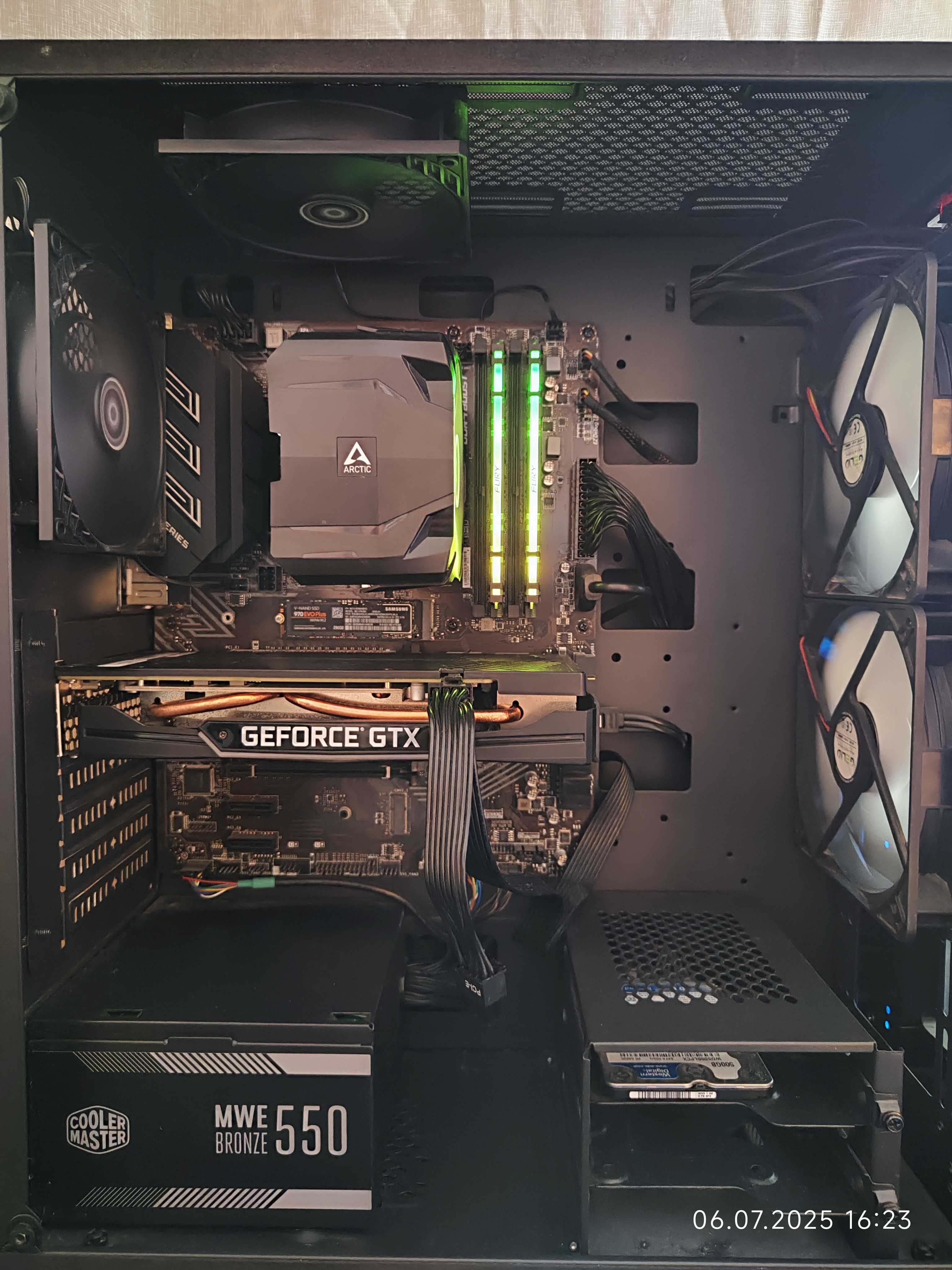 Геймърски i5 9600KF, GTX 1660 SUPER 6GB, RAM 32GB DDR4 3600