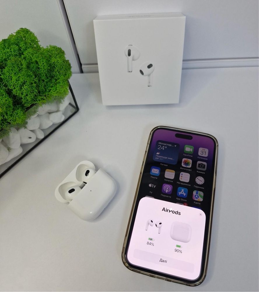 Apple Airpods versia 3 | Full funksia garantiya 100 % + dastavka