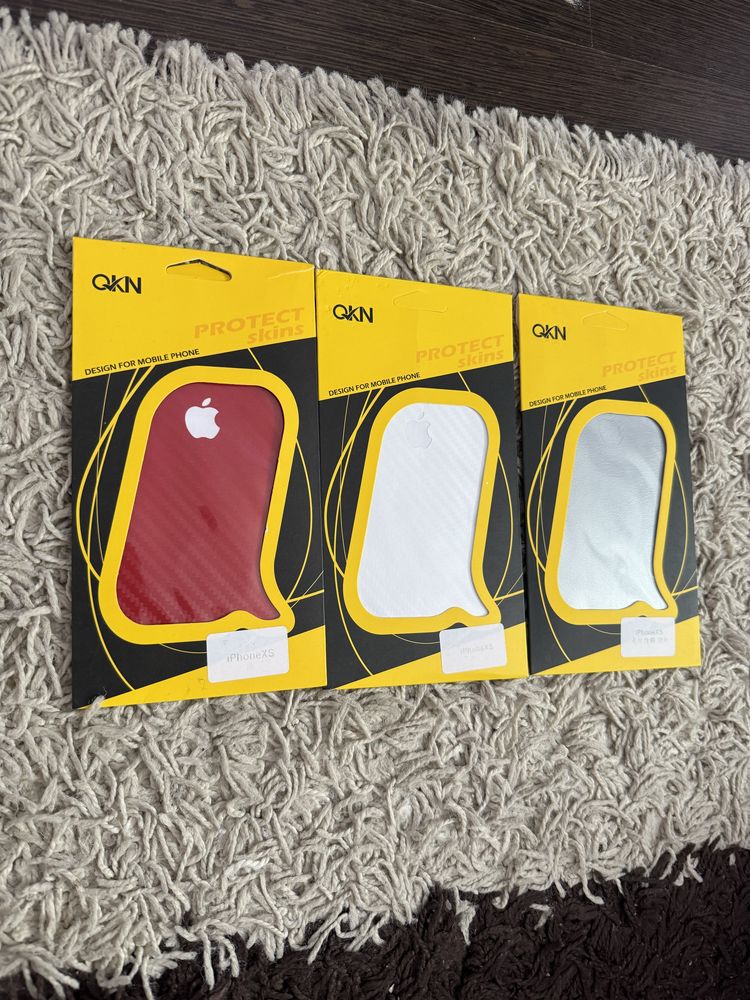 Folie spate/skin iPhone XS/iPhone X diferite culori [poze reale