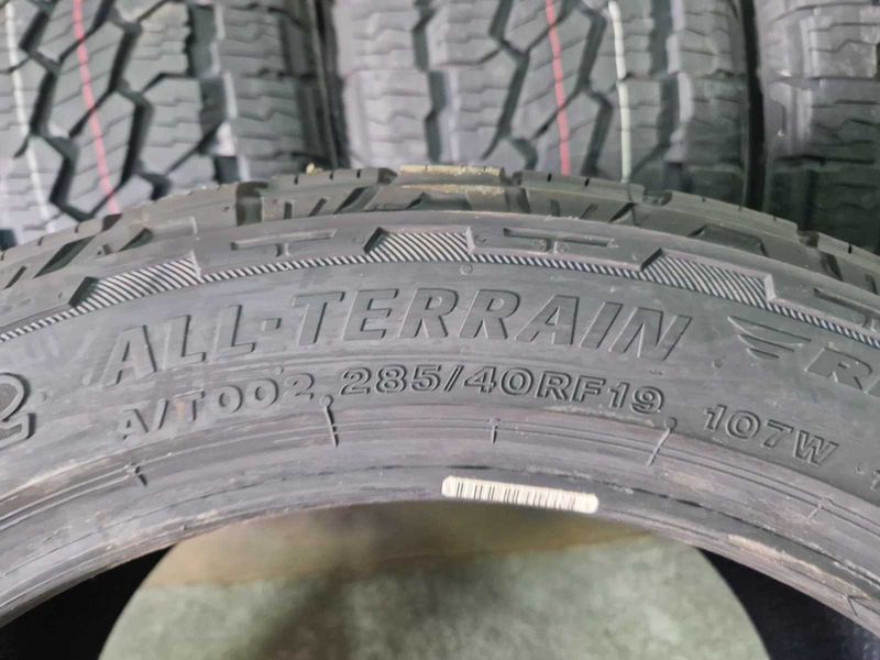 4 Bridgestone R19 285/40 
нови гуми за всякакъв терен
Runflat DOT1624
