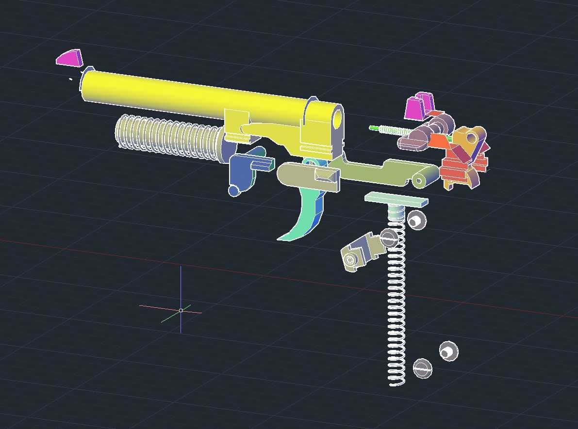Beretta M9 - Proiect Autocad