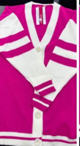 Кардиган розового цвета