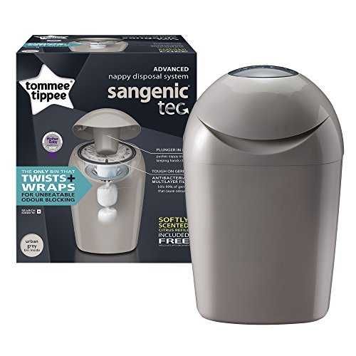 Кош за памперси + 5 касети и половина Tommee Tippee Sangenic