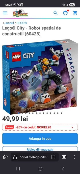 Lego 6 ani + city space