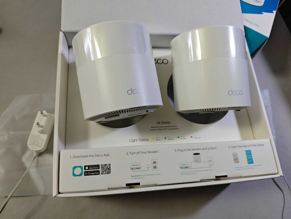 Рутер TP-Link Deco X55 AX3000 - Deco X55(2-pack) като нови