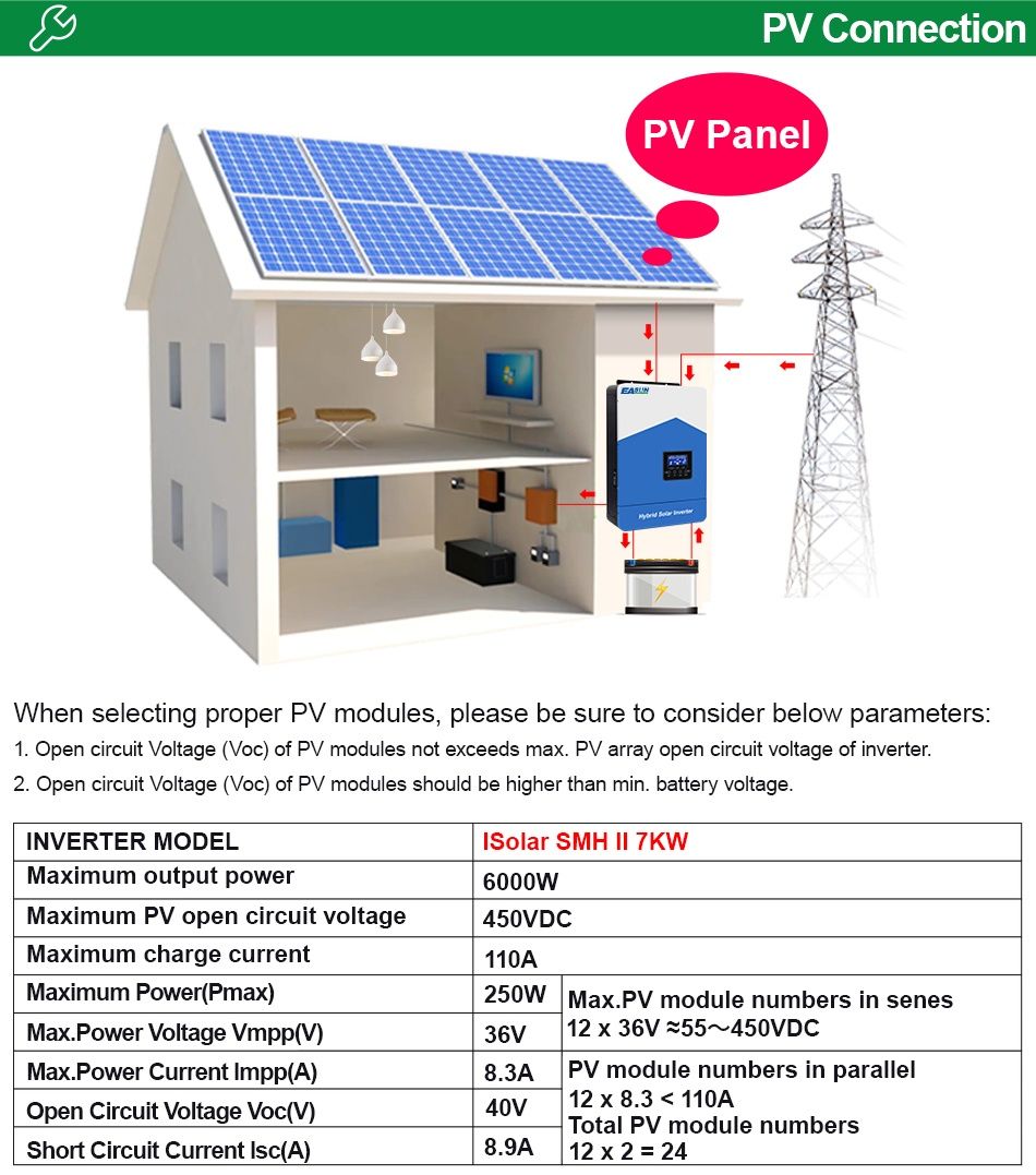 Invertor Easun 7kw MPPT WIFI