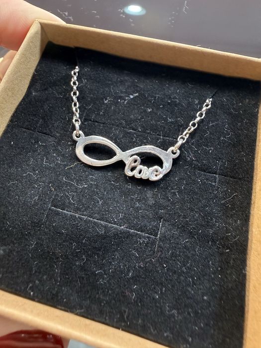 Сребърно герданче със знака на безкрайността