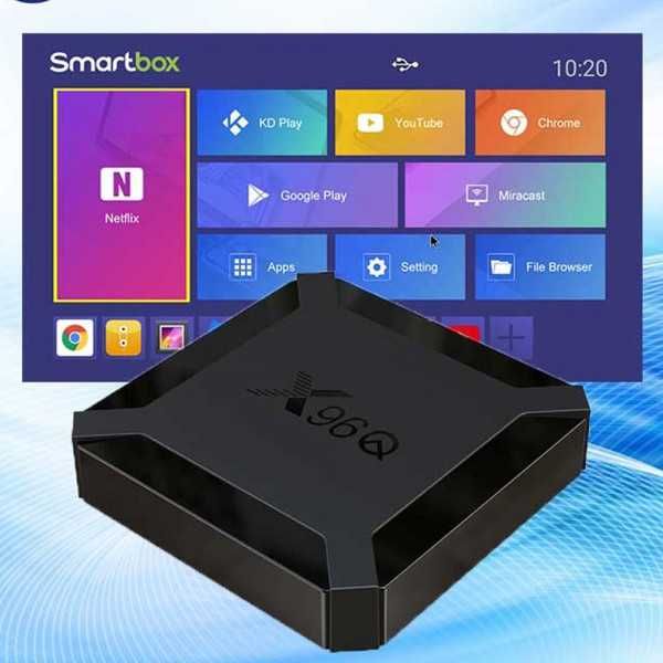 Мултимедиен плеър Android TV Box X96Q Android 10.0 Quad-Core 4K Wi-Fi