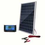 Panou fotovoltaic 100w + controller de 100A