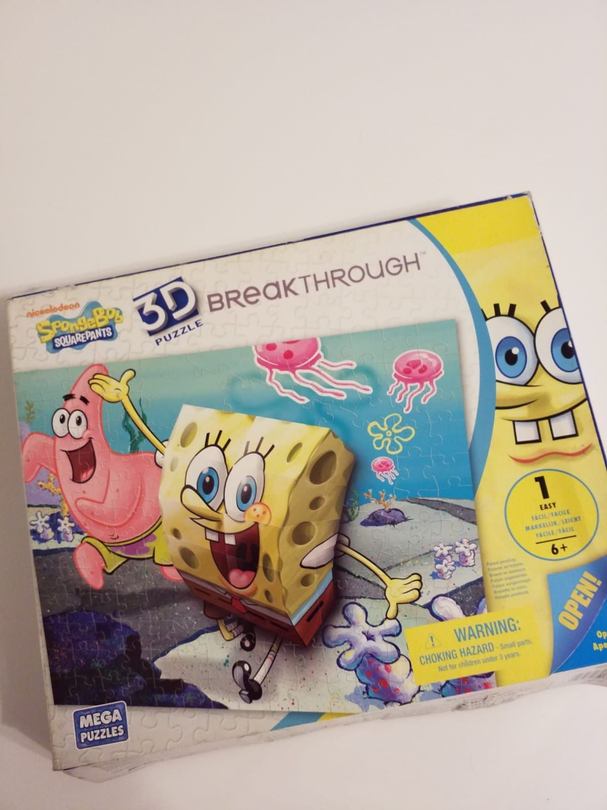 Puzzle 3D Sponge Bob, 6+