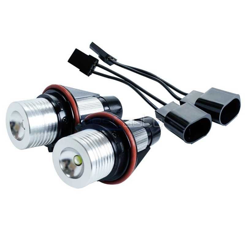 LED крушки за фабрични ангелски очи 10W за BMW E60/E61 (03-07) - бели