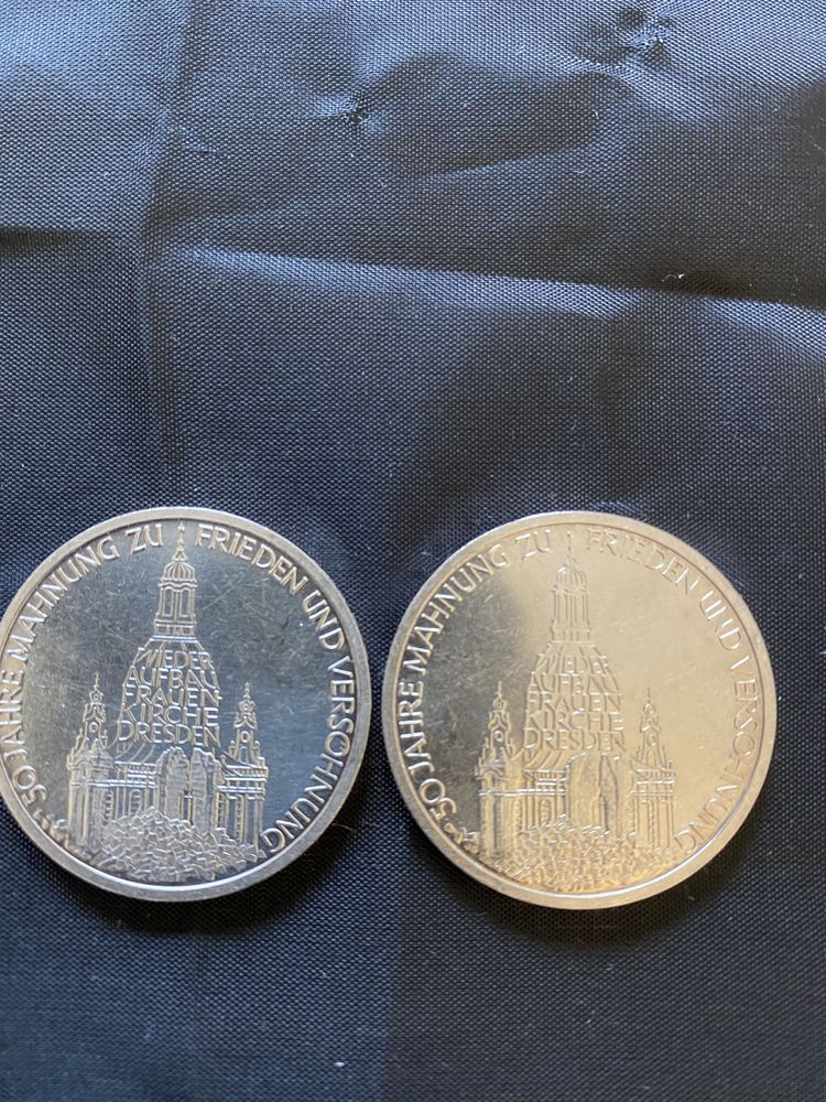 Moneda de argint , 10 marci din 1995