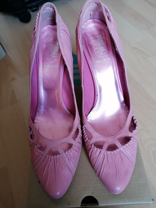 Pantofi de piele, roz