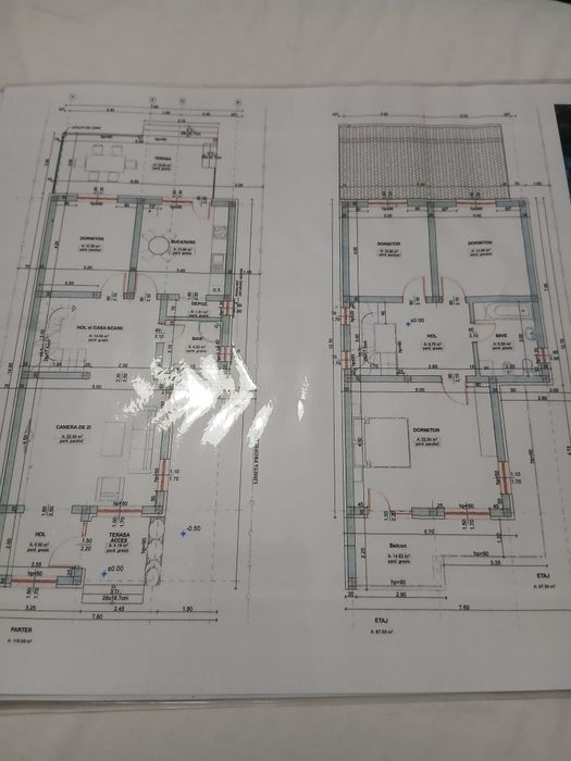 Teren intravilan 1050mp Carcea, proiect și autorizație P+1E