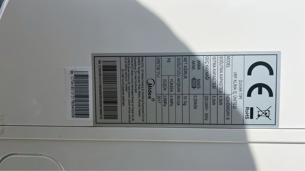 Кондиционеры без наружных блоков MIDEA