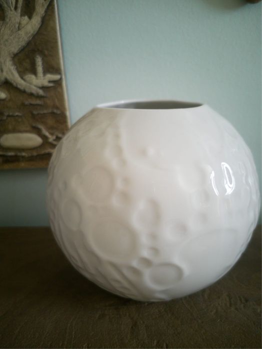 Ваза порцеланова “Лунен Кратер” маркирана дизайнерска винтидж арт !