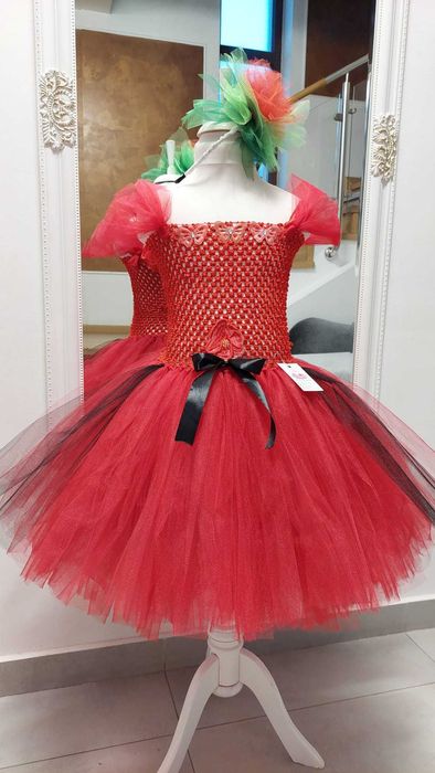 Rochita TUTU Floare Viorea Brandusa Mac Bujor Mac Crin serbare carnava